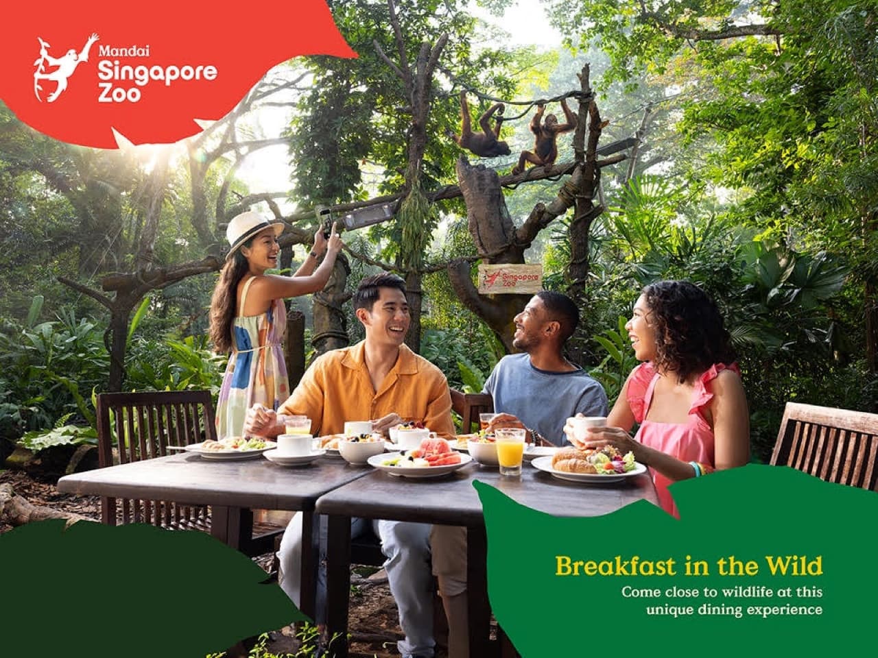 COMBO: Singapore Zoo + Breakfast in the Wild - main image