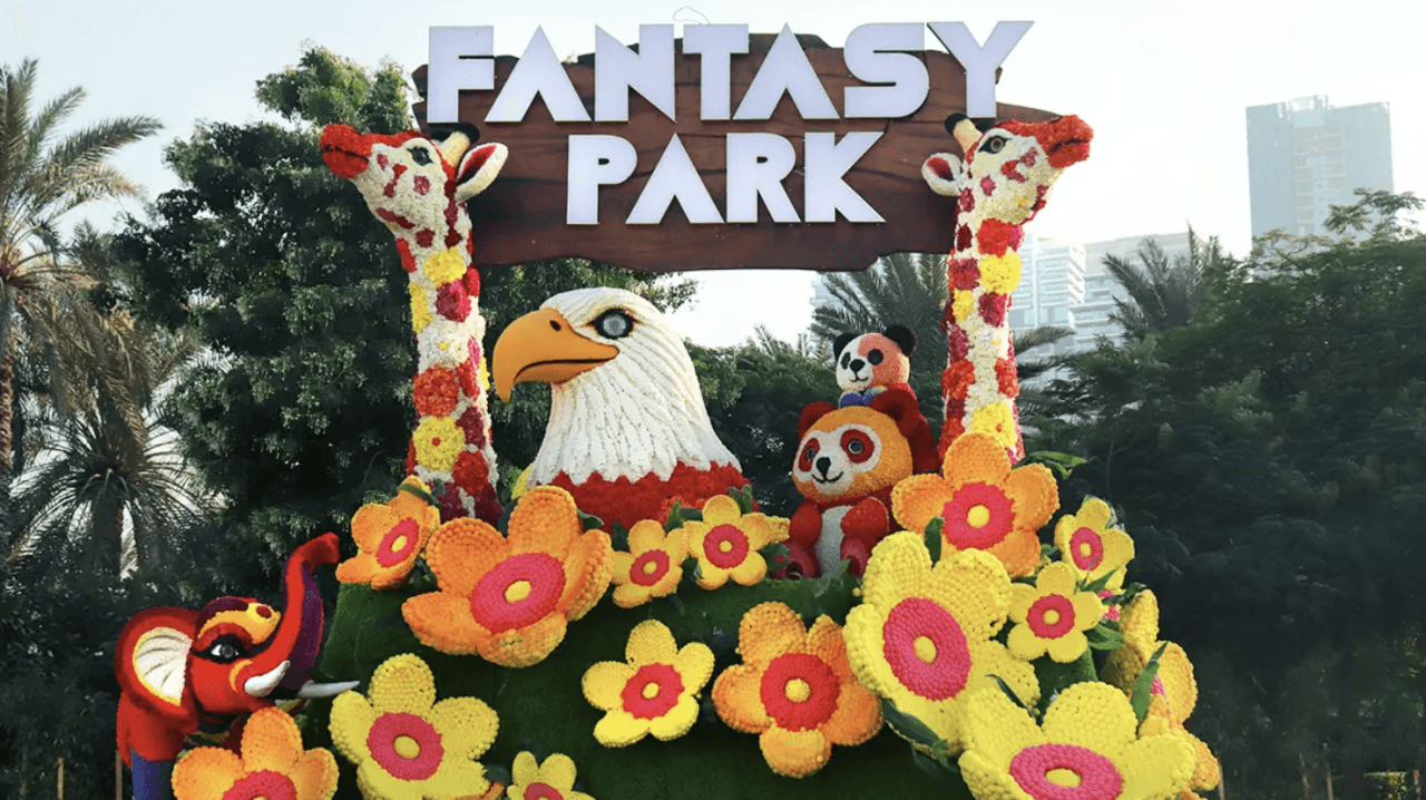 Dubai Garden Glow Ticket: Dinosaur Park and Fantasy Park - main image
