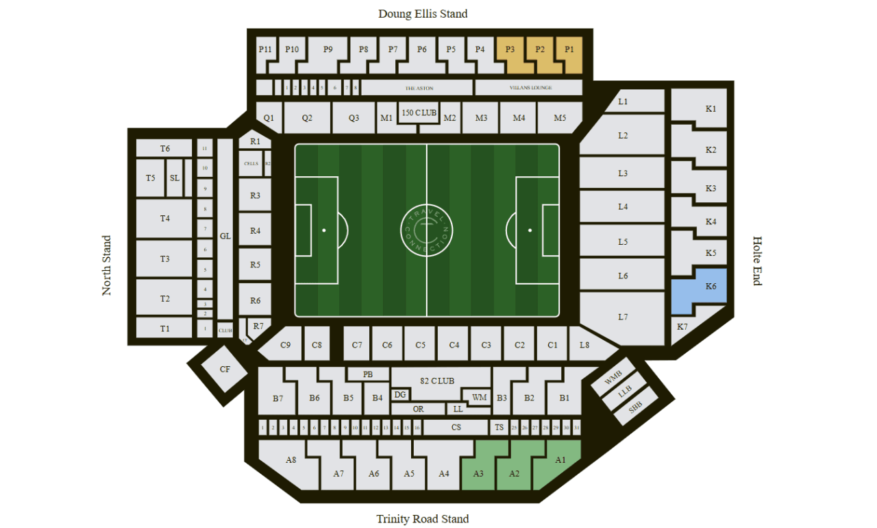 Premier League Football - Aston Villa FC Match Ticket at Villa Park Stadium - main image