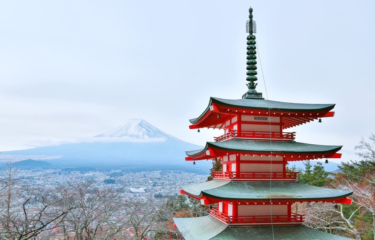 Mount Fuji G Line Full-Day Tour from Tokyo: Arakurayama Sengen Park, Lake Kawaguchi - main image