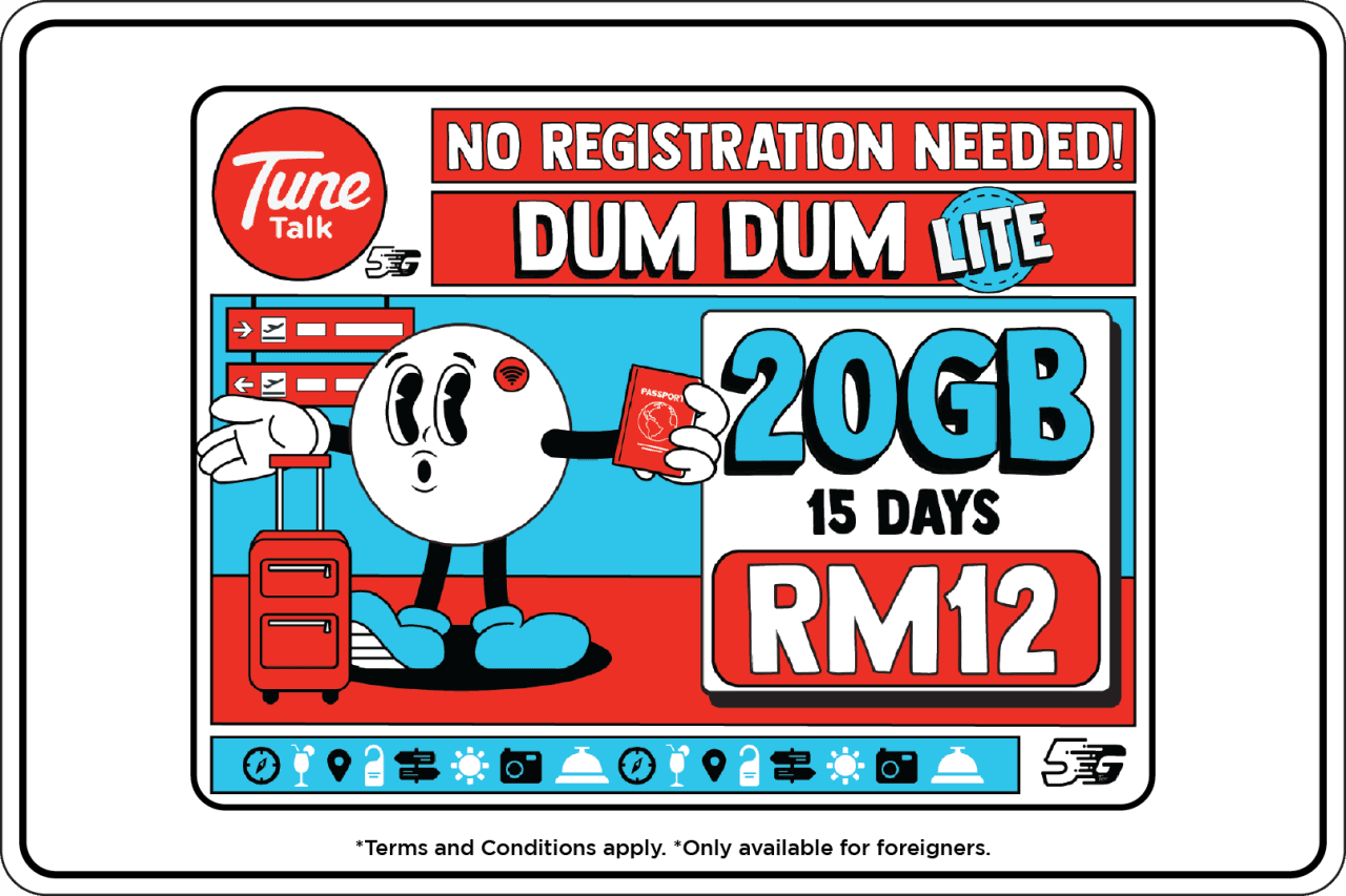 Malaysia 5G SIM Card (Penang International Airport Pickup) - image 6
