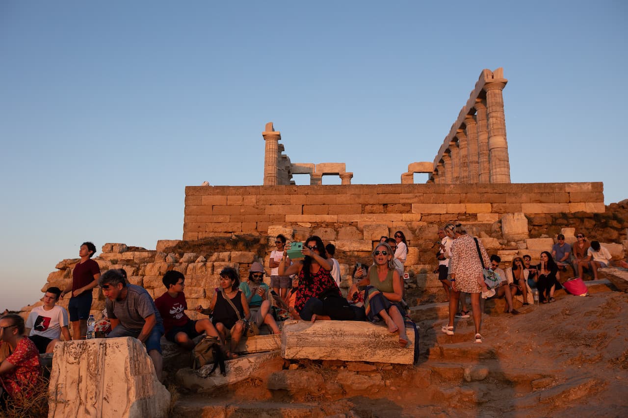 Temple of Poseidon in Cape Sounion Sunset Tour from Athens - imagen 5
