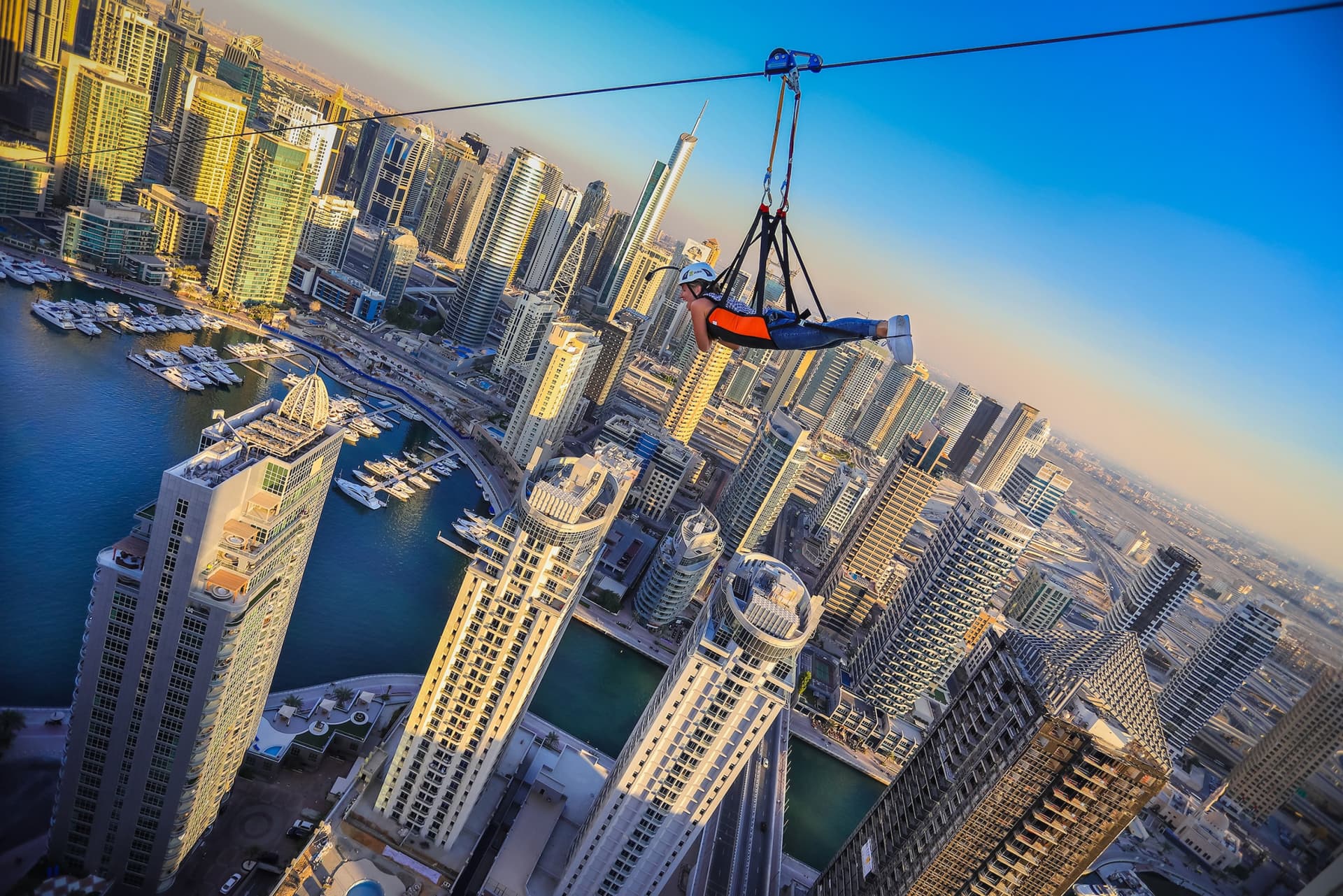 Tirolesa XLine Dubai Marina - imagen 3